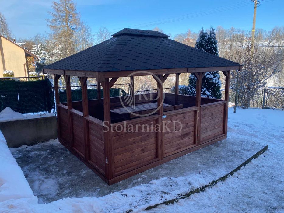 Altana ogrodowa 3x4 altanka drewniana rod producent różne wymiary