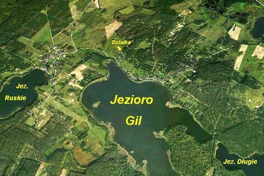 Działka nad jeziorem