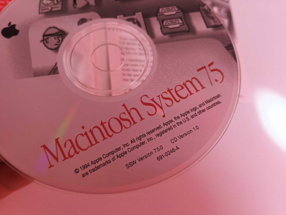 Apple Mac OS System 7.5 CD ROM Ingles English version64283775662850121