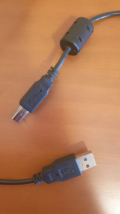 Cabo USB para impressora USB-A / USB-B