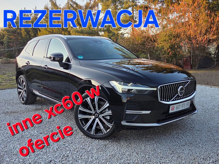 Volvo XC 60 B4 INSCRIPTION LIFT 197KM skóra wentylowana webasto headUP alu21 kamer