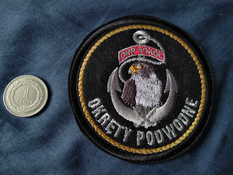 Naszywka okręt podwodny ORP Sokół unikatowa
