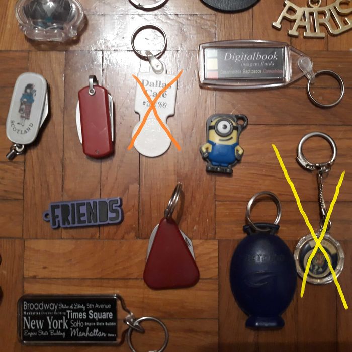 Porta-chaves de colecção