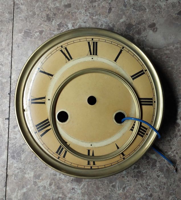 T170 Tarcza starego zegara ściennego 14,5cm 56,5/32