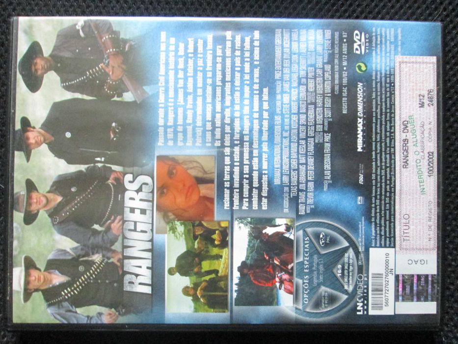 Rangers, com James Van Der Beek, Dylan McDermott, Usher Raymond