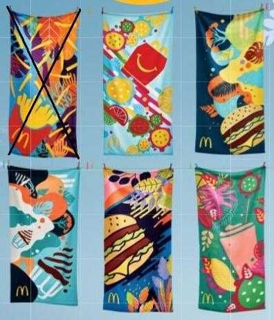 Toalha de Praia McDonalds 2019 Happy Meal