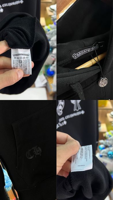 Худі Chrome Hearts Horseshoe Logo Black
