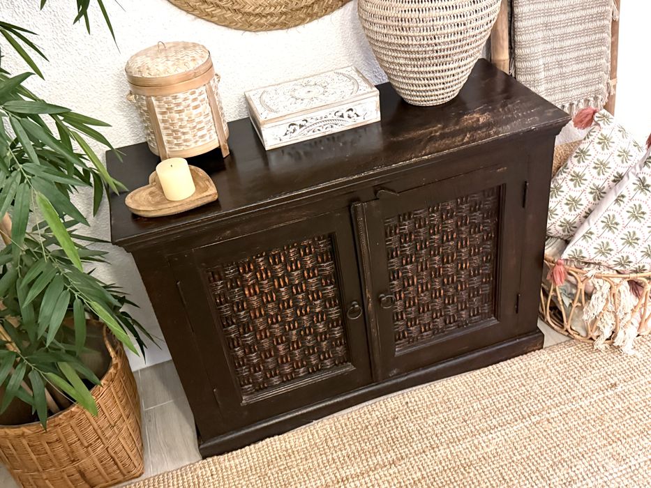 aparador, louceiro, movel, armario, oriental, indiano, rústico