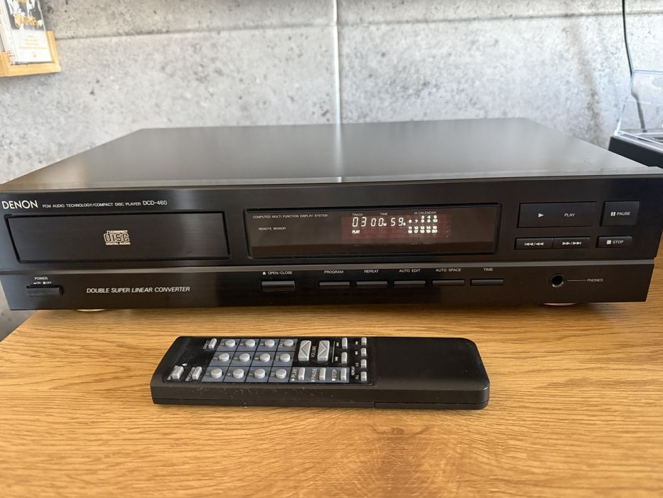 DENON DCD-460 czarny - odtwarzacz CD z pilotem