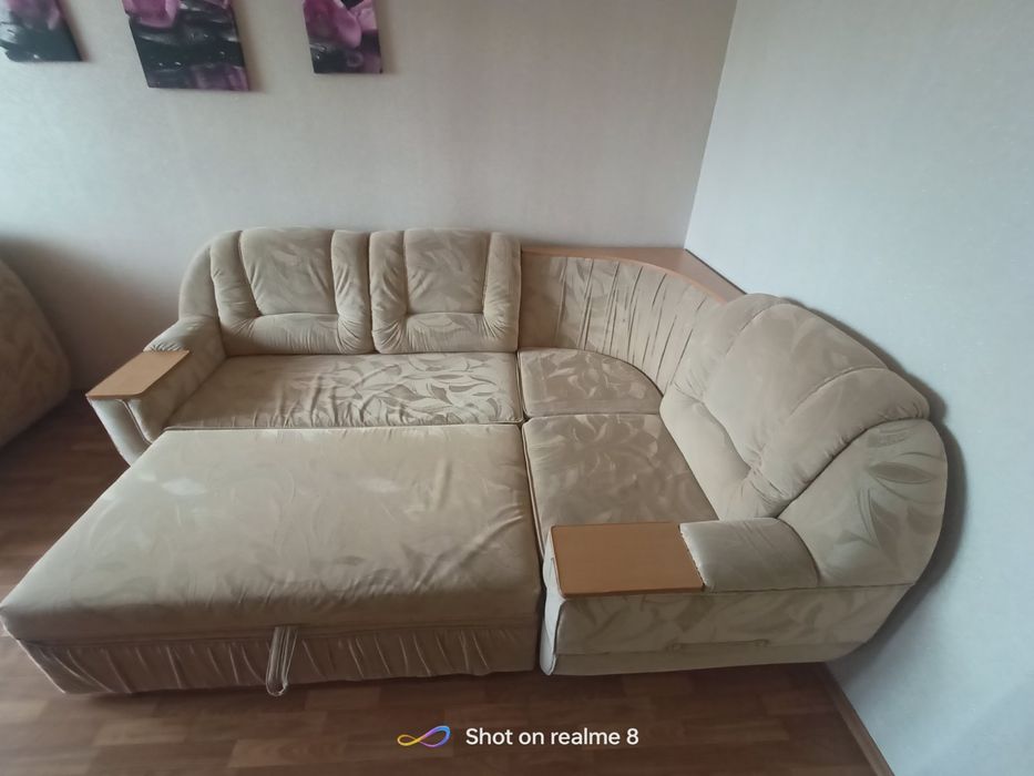 Угловой диван (можно с креслом)