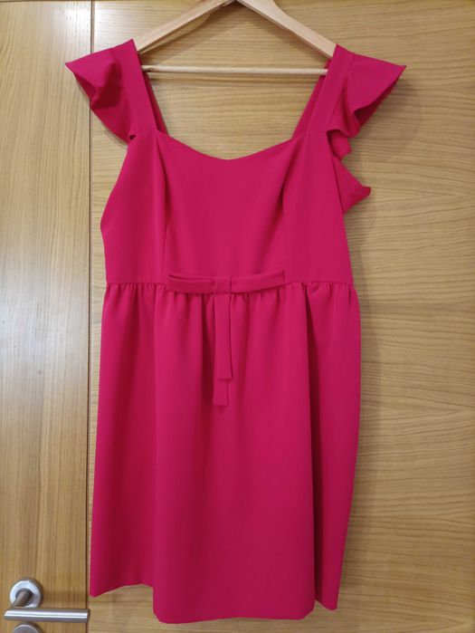 Vestido de cerimónia rosa L