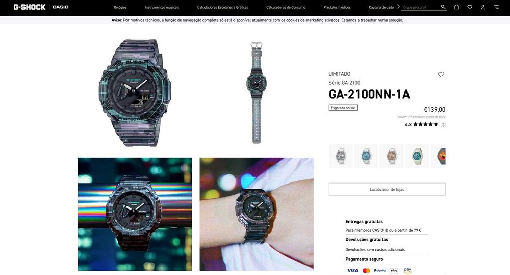 Casio G-Shock GA-2100NN