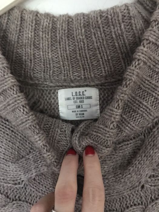 Sweter S H&M, damski, sprawdzi się jako ciążowy, Wełna, Alpaka