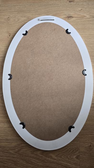 Espelho branco oval