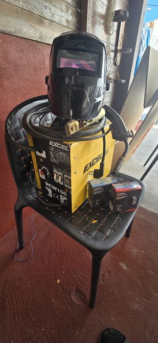Maquina soldar Excel 100A com oferta mascara automática