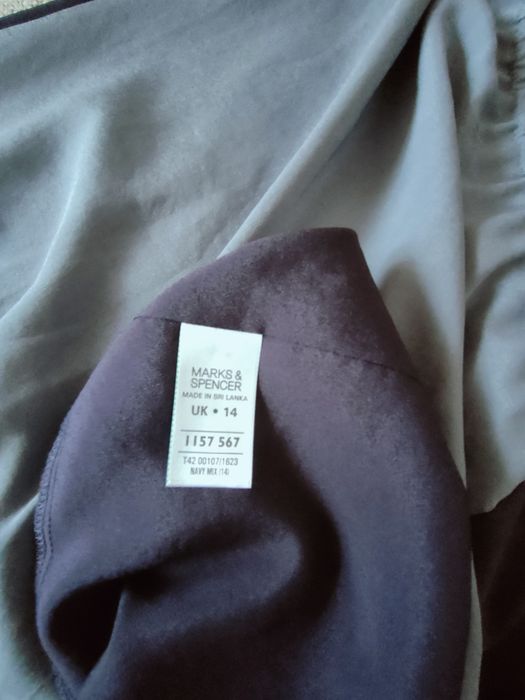 Letnia sukienka 42/44 Marks&Spencer z metką r.14 poliester