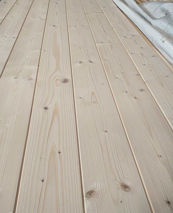 Deska stropopodłoga 24x145mm świerk AB elewacja