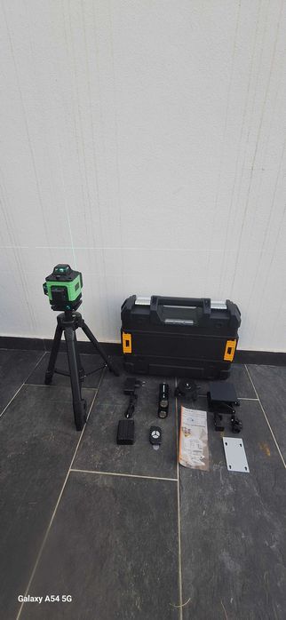 Nível laser 16 linhas vered + 2 baterias + tripé + 360º Autonivelante NOVO pladur construção