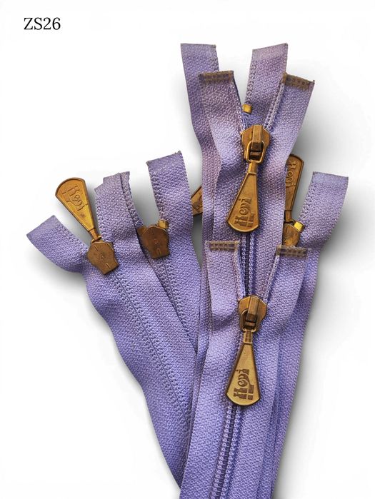 Zamek błyskawiczny spiralny 75cm #6, fiolet
