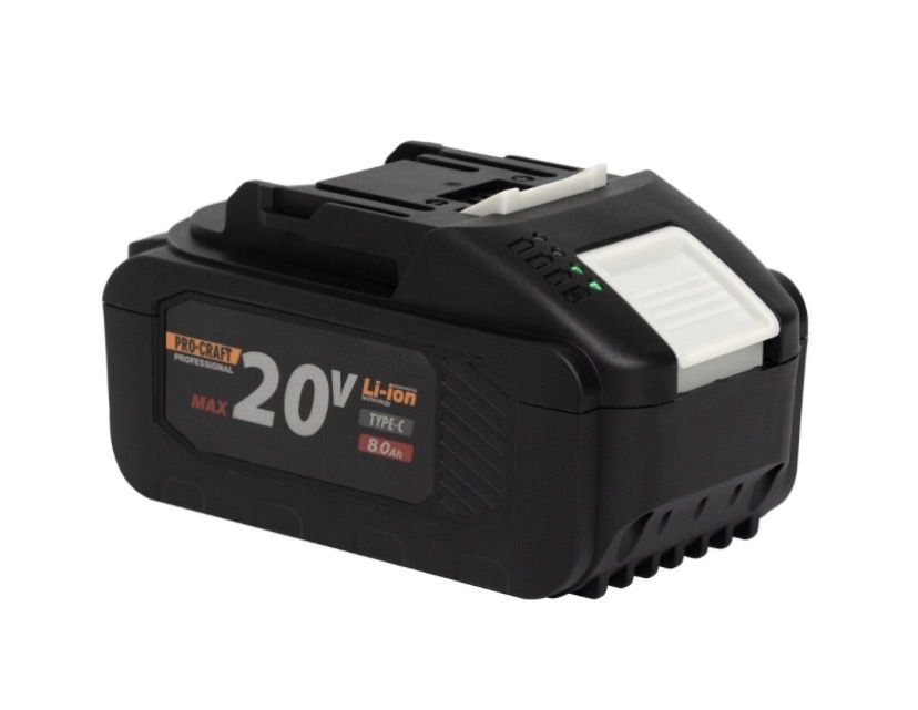 Акумуляторна батарея Procraft Battery20/8C 8 Аг Type-C