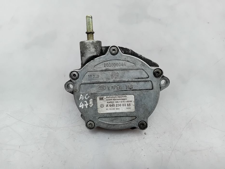 Bomba de vácuo do sistema de travagem MERCEDES-BENZ Classe B (W245)