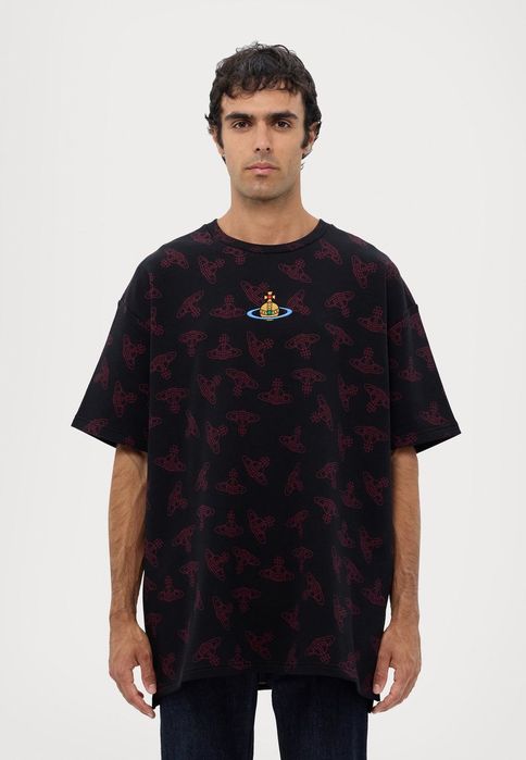 vivienne westwood Tシャツ T-shirt oversize z nadrukiem Vivienne Westwood XS Koszalin