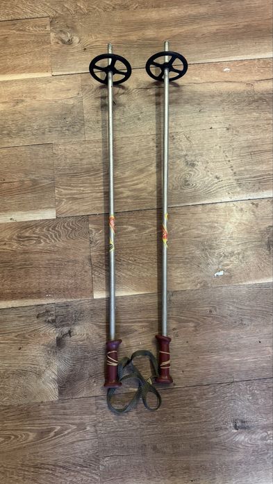 Narty dziecięce DYNASTAR Team Cruise 120 cm + wiązania LOOK kije