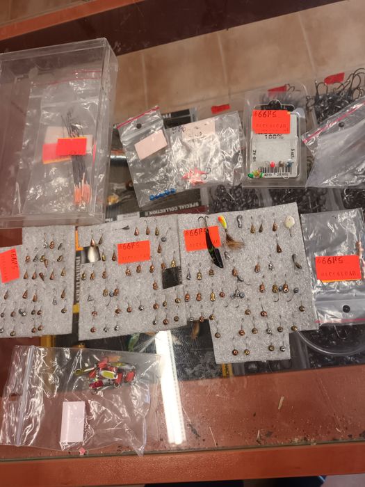 Mormyszki wolframowe błystki kiwoki wędka podlodowa