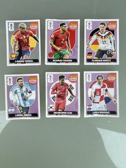 Extra stickers mundial