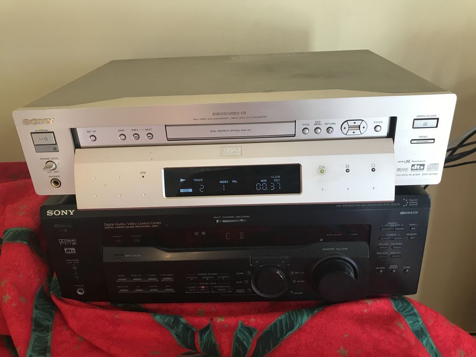 Leitor cd dvd Sonny Dvp-S 7700 topo de gama