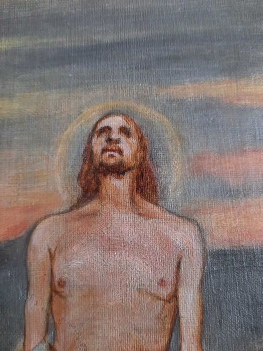 António Carneiro Cena religiosa