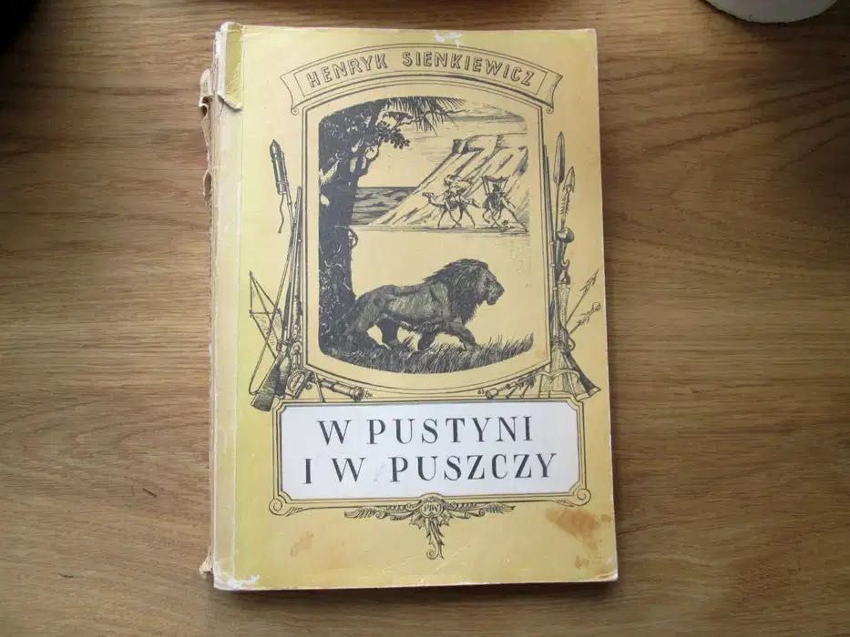 Sienkiewicz W pustyni i w puszczy vintage Sz.Kobyliński