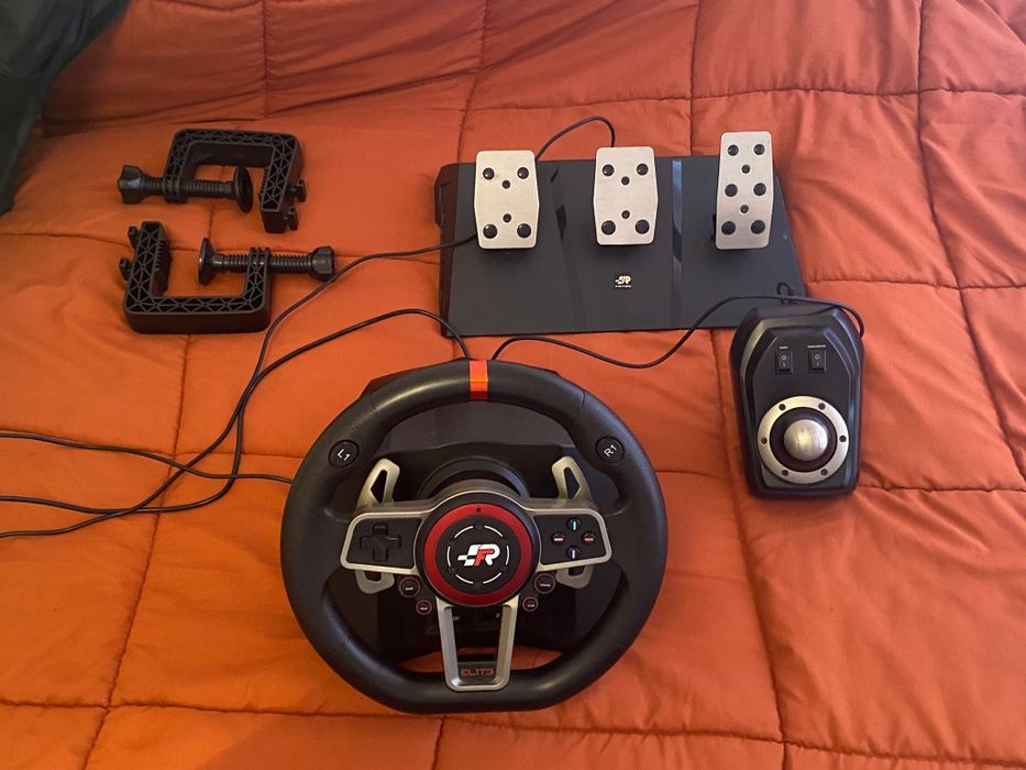 Volante gamer FR-TEC Hurricane Elite 7003 em ótimo estado!
