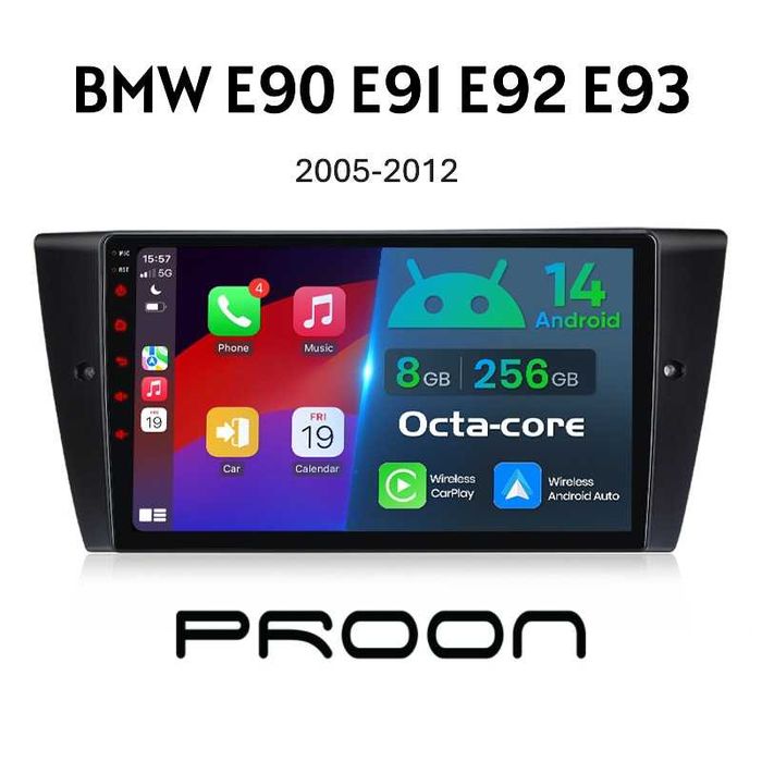 Auto Radio BMW serie 3 E90  2 Din Ano 2005 até 2010