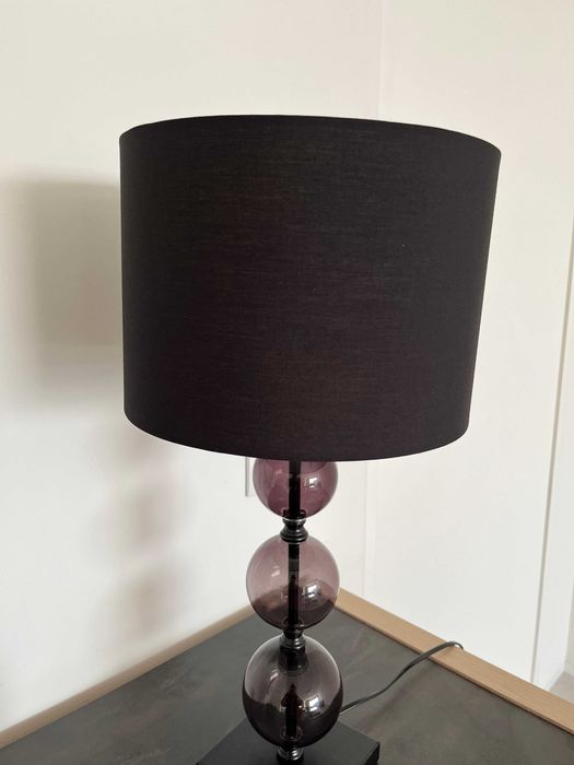 Candeeiro preto e elegante novo