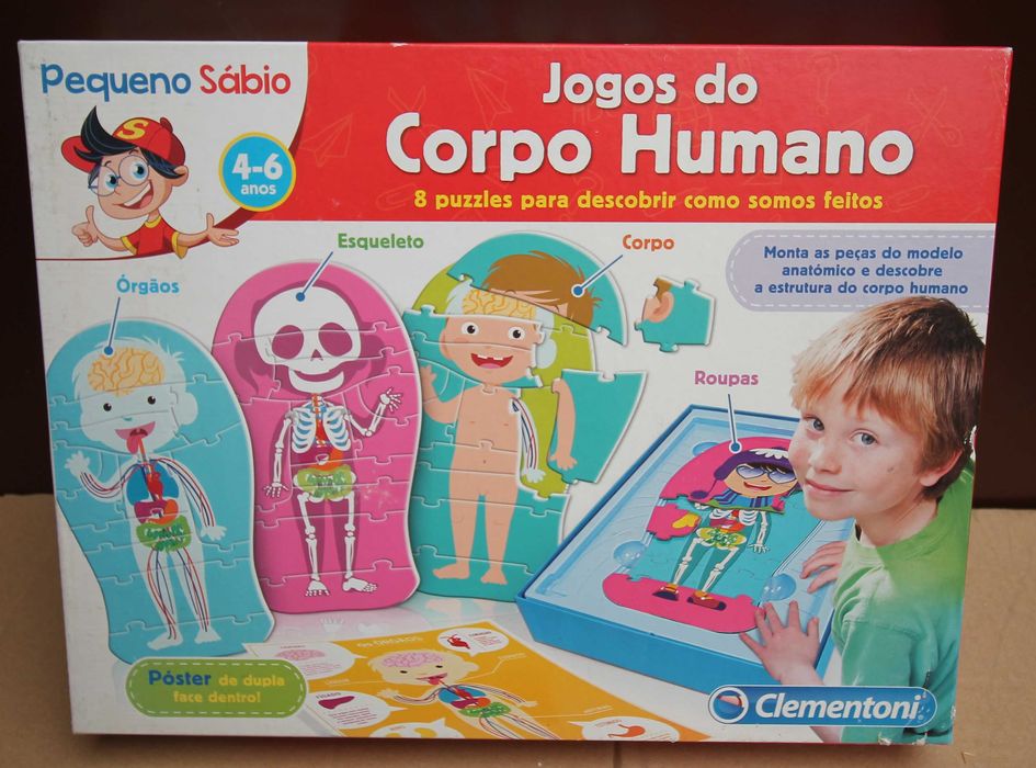 Jogo do Corpo Humano 4-6 anos com oferta