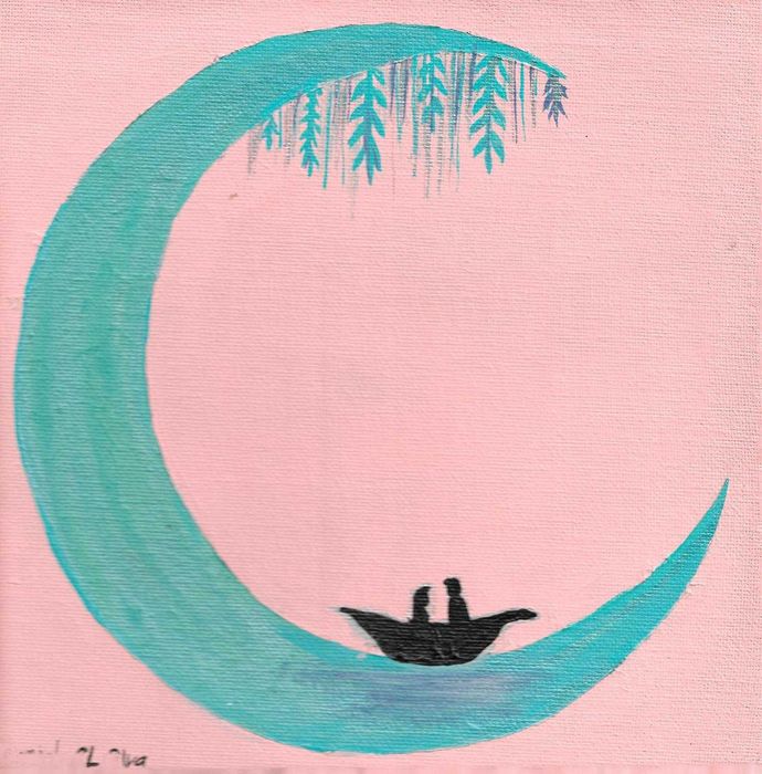 Painting "The Mermaid's Moon"435346065054781440