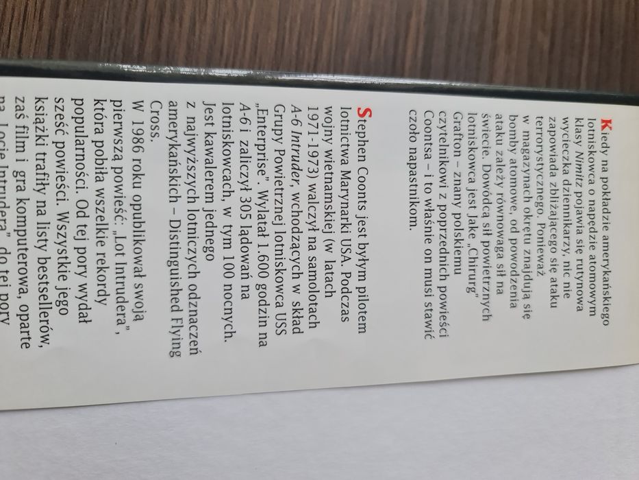 Stephen Coonts,  ostatni lot