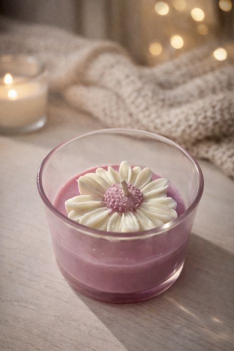 Свічки ручної роботи, свічка десерт, з вощини