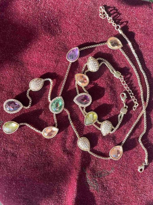 Кольє та браслет італійська біжутерія