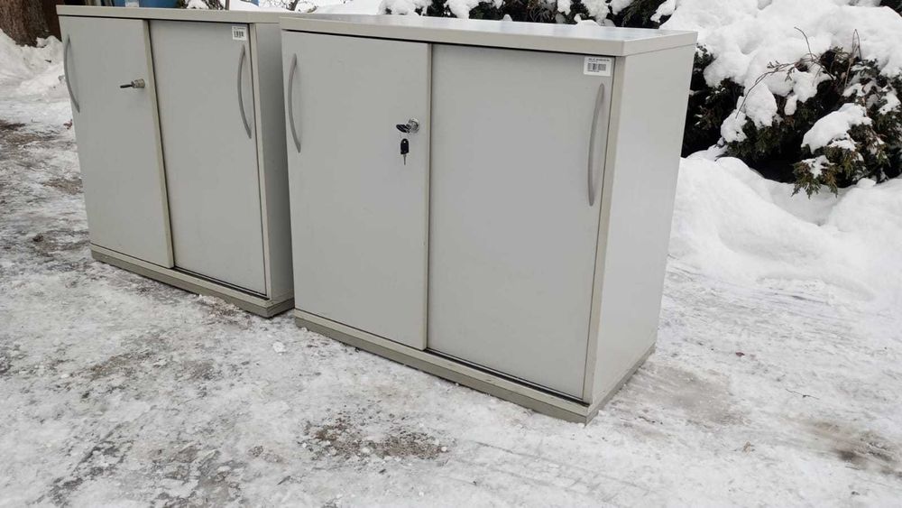 Komoda aktowa szara 80cm komody szafy aktowe biuro dom szkoła