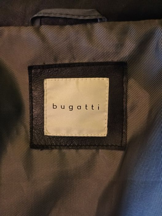 Kurtka ze skóry JAGNIĘCEJ -  Bugatti - Stan bdb!