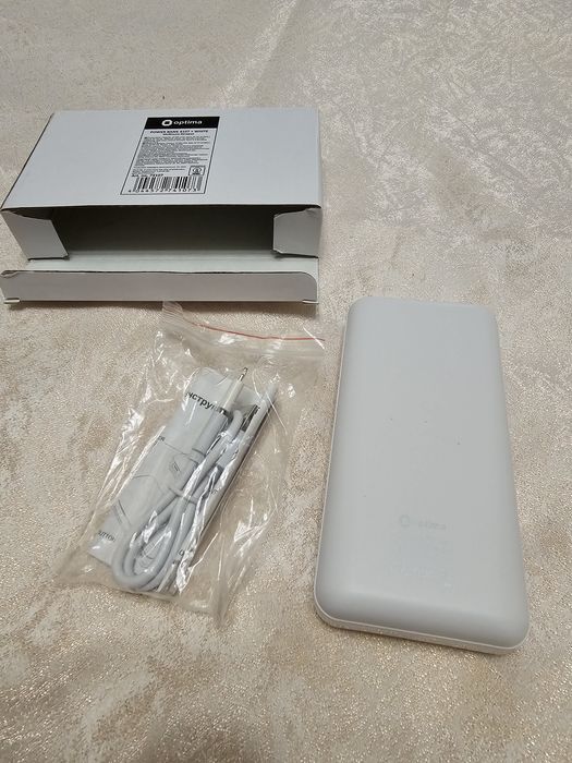 Power Bank Optima  20000mah  новий з двома USB портами