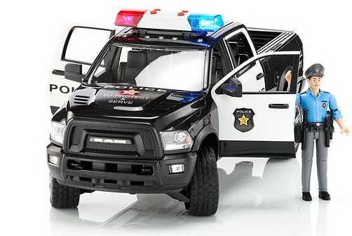 Поліцейський пікап Dodge RAM 2500 із фігуркою Bruder (Брудер) 02505