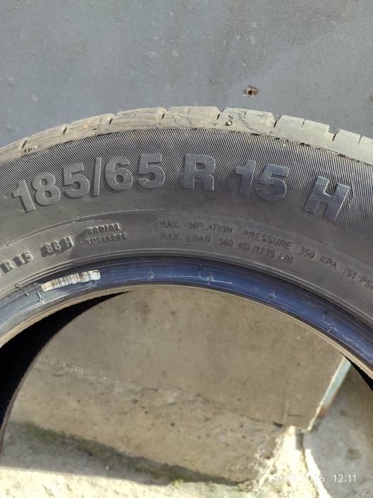 Резина Continental 185/65/15 Літо