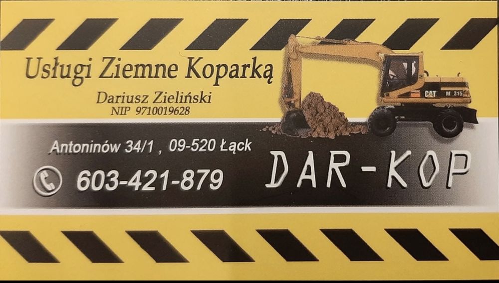 Usługi Koparką Kołową / Wywrotką