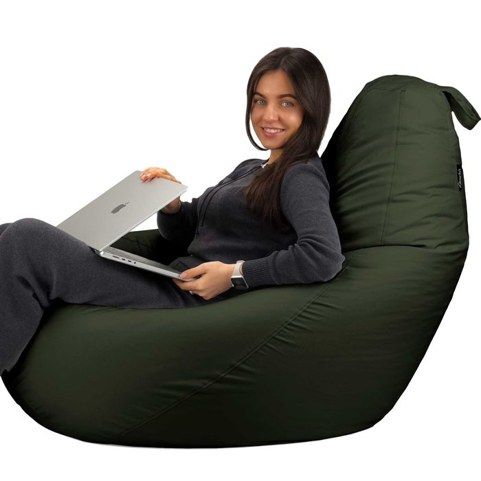 РОЗПРОДАЖ! Крісло Мішок Пуфік Груша Оксфорд XXL 150х100 Чорний