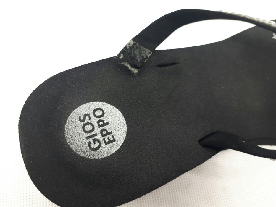 KLAPKI JAPONKI GIOSEPPO 33192 aroma black czarne cyrkonie 41 buty