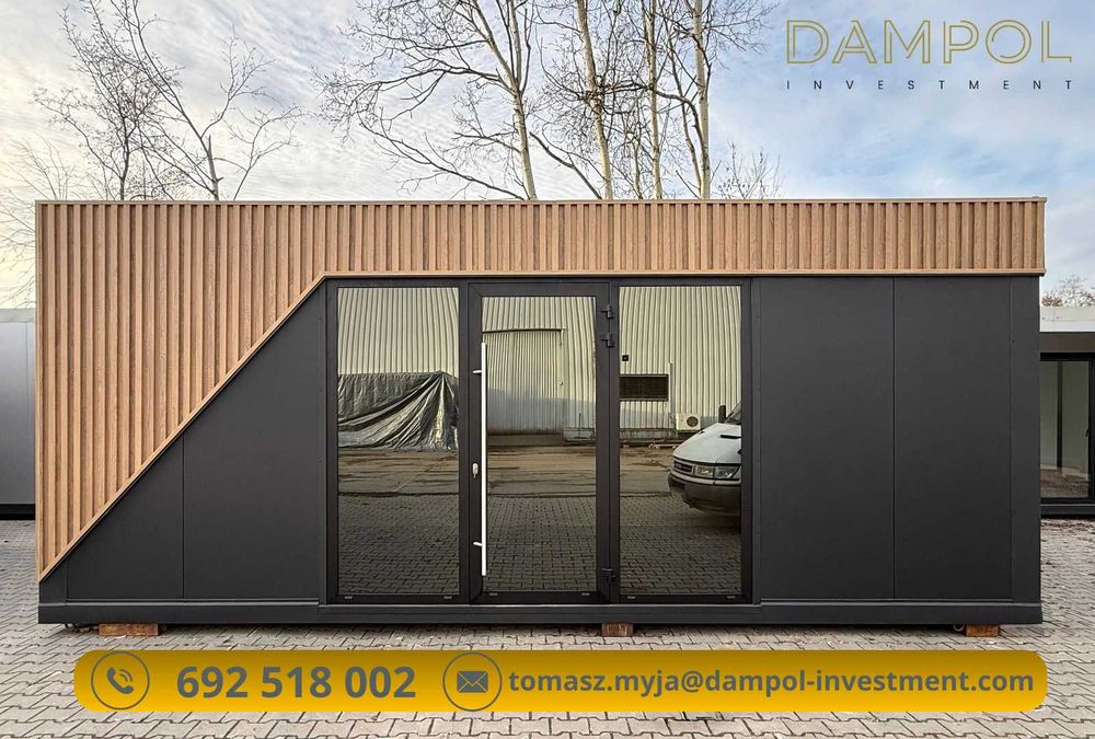 Pawilon/Kontener 7×3 m – nowoczesny, produkcja Polska, różne modele