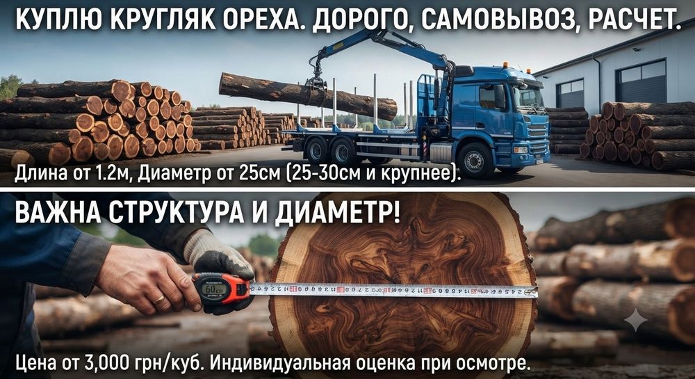 Дрова твердих порід та фруктові розпиляні по 35-40 см . Ціна 2300 тис. Грн. Складометр. Безкоштовно доставляємо від 7 складометрів  самосвал ЗІЛ Камаз